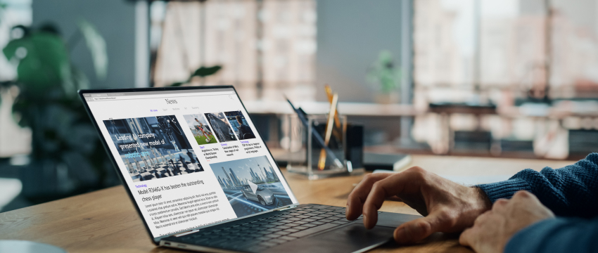 Infográfico sobre como criar um site empresarial, destacando análise de traders, gráficos e notícias de Forex para alcançar o sucesso.