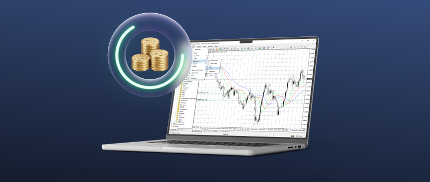 Why MetaTrader 4 is still popular, shown through trading charts and market tools on a laptop